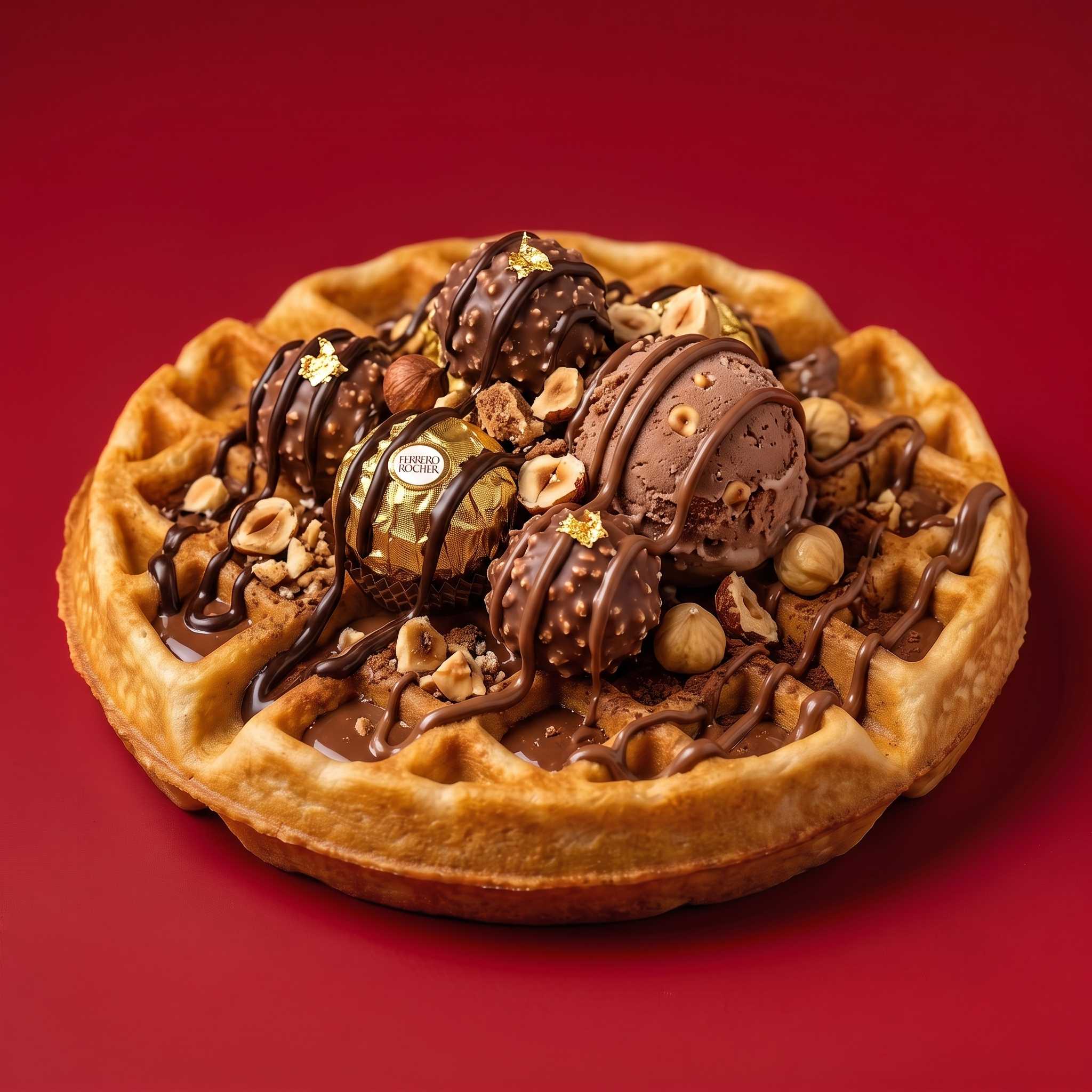 Ferrero Rocher Waffle
